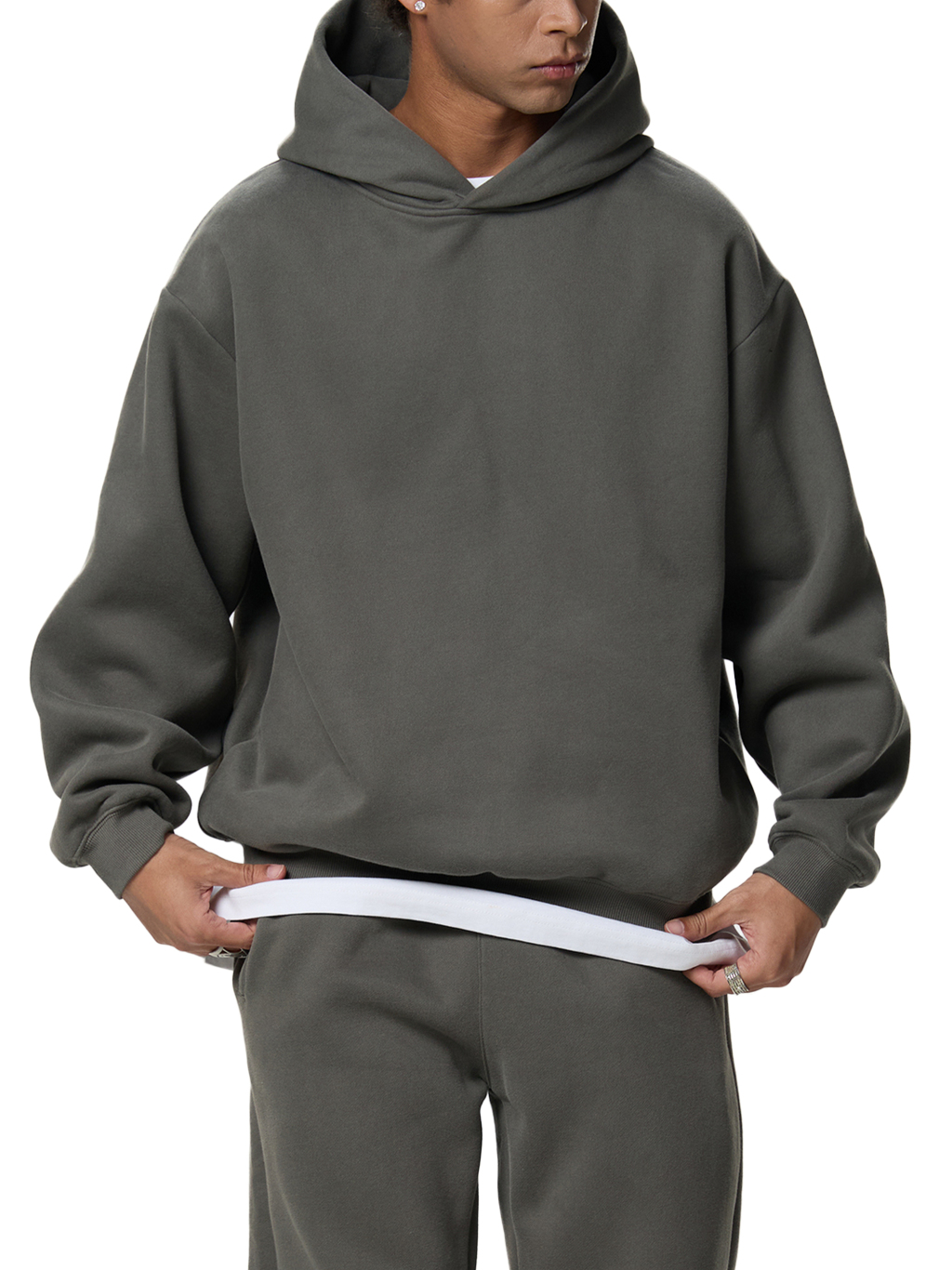 Fleeced Boxy Hoodie – Essential Streetwear | Tapstitch-4